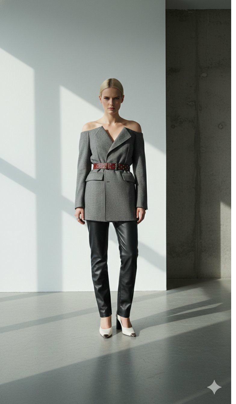 The Shoulder Jacket Dress
